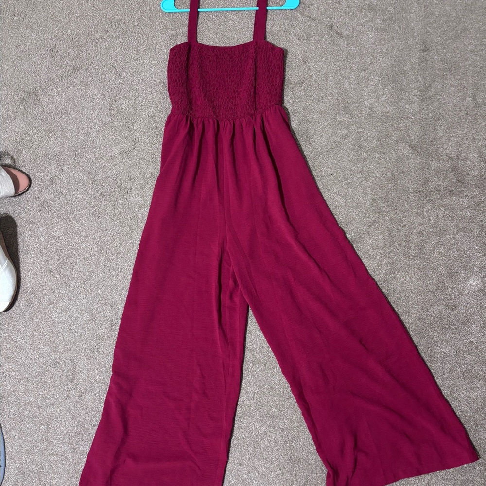 Burgundy Jumpsuit
